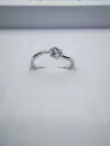 12 Korean version pure copper ring girls' small accessory, simple and ins style fashionable small round bean set ring with adjustable opening Specification image